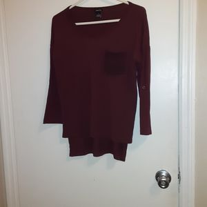 Maroon shirt